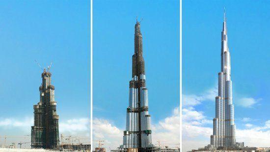 迪拜塔高度为多少米（世界第一高楼迪拜哈利法塔） 3