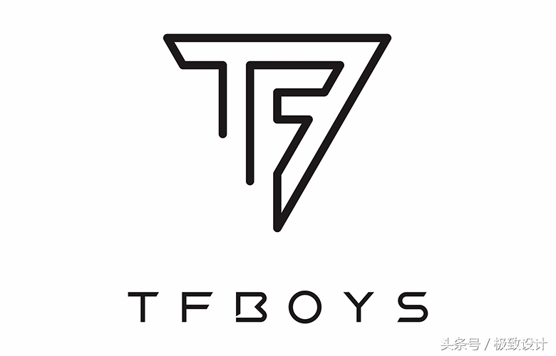 TFBOYS团徽三角没有封角（tfboys标志三角形logo图案） 3